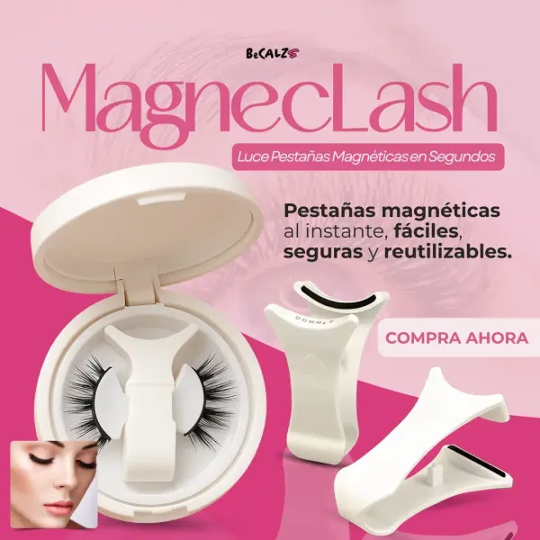 Pestañas magnéticas con aplicador MagnecLash sin pegamento