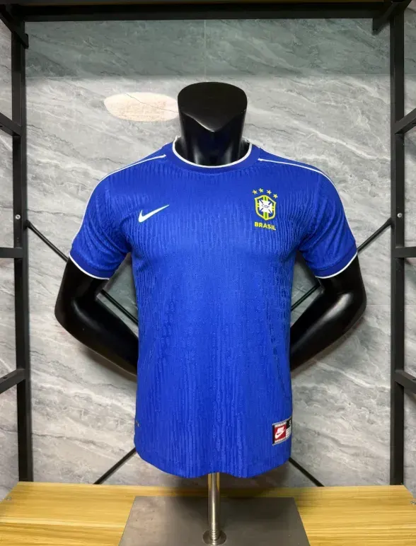 Camiseta azul Brasil 1998