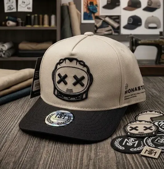 GORRA MONASTERY BEIGE/NEGRO