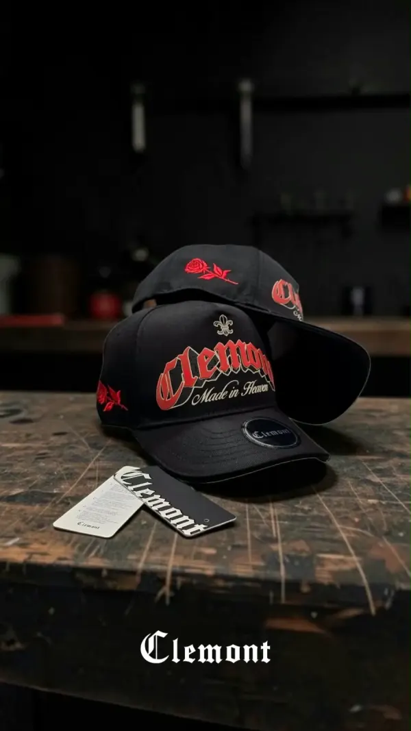 GORRA CLEMONT NEGRA/ROJO