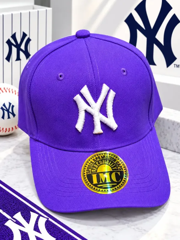 GORRA NY MORADA