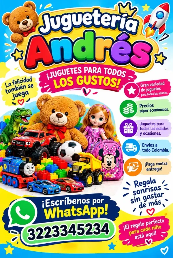 🧸 JUGUETERÍA ANDRÉS — Colombia