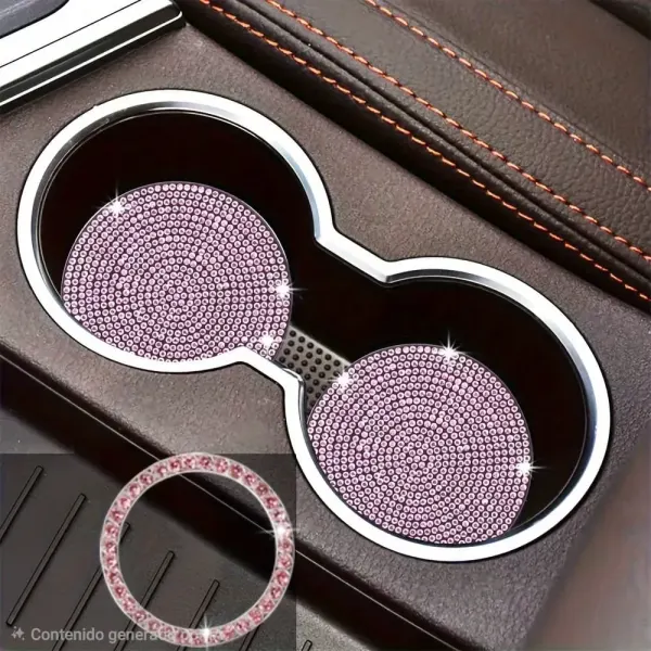 Kit de 3 piezas pedreria rosa