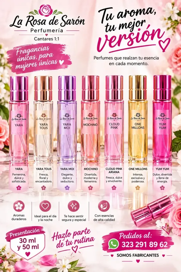 Perfumes concentrados en aceite mil referencias