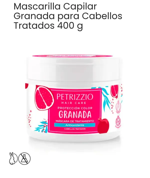 Mascarilla antioxidante petrizzio 400g
