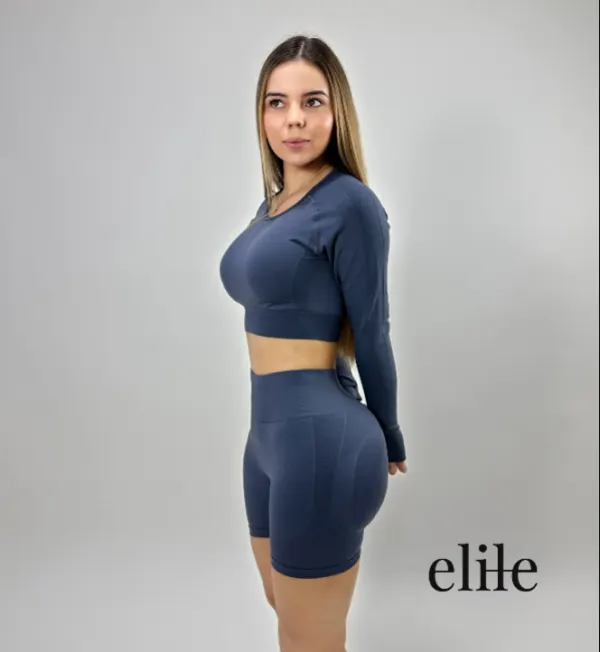 SET SHORT+TOP MANGA LARGA