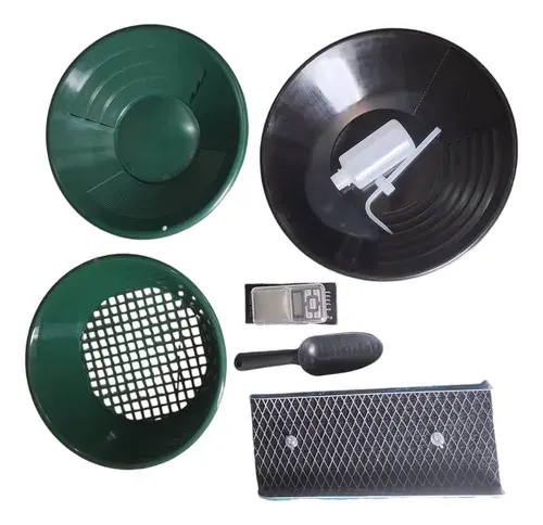 Kit De Bateas - Draga - Colador - Tarro - Pala - Minería Oro