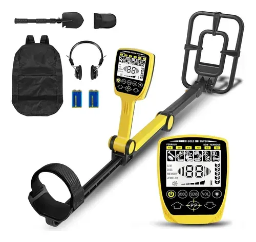 Detector De Metales Plegable Profesional Impermeable Hasta 50 CM