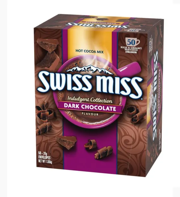 Cocoa en polvo sabor chocolate oscuro 50 unidades