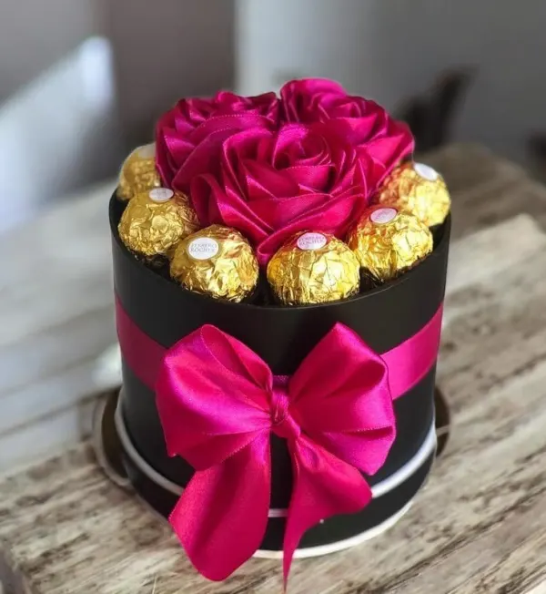 Flores eternas en caja