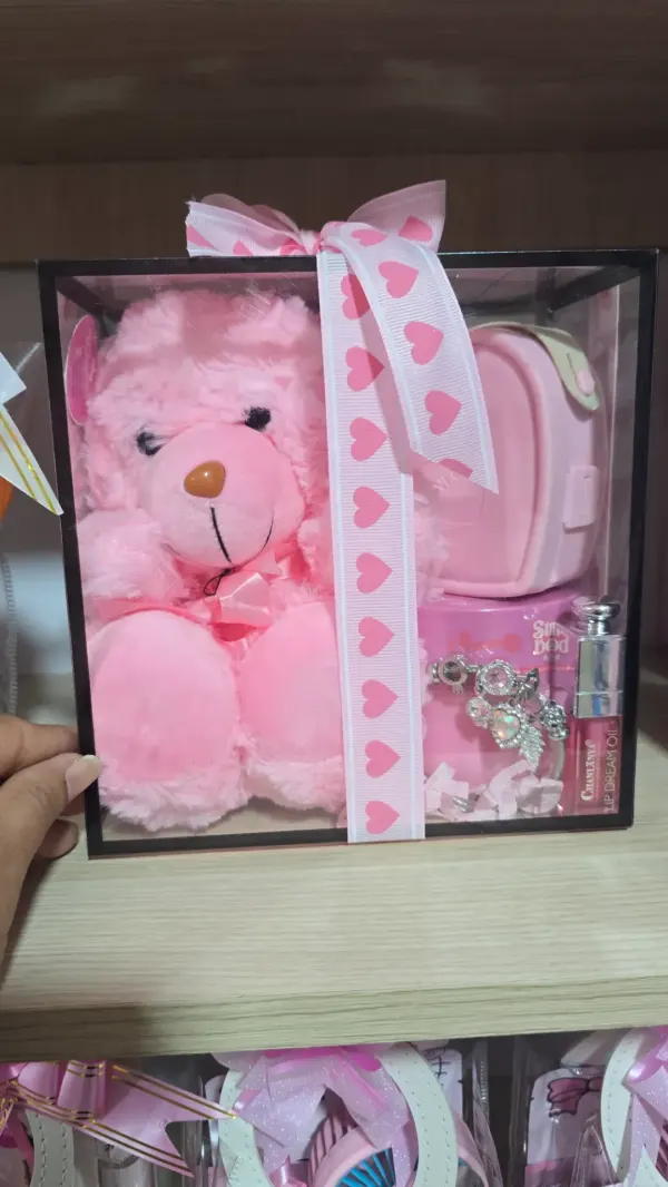 Caja Acetato borde Premium Rosado