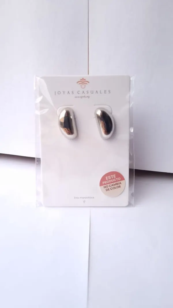ARETE RODIO PLATEADO RELIEVE