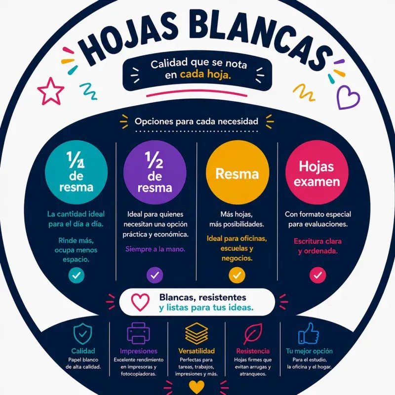 Hojas de papel