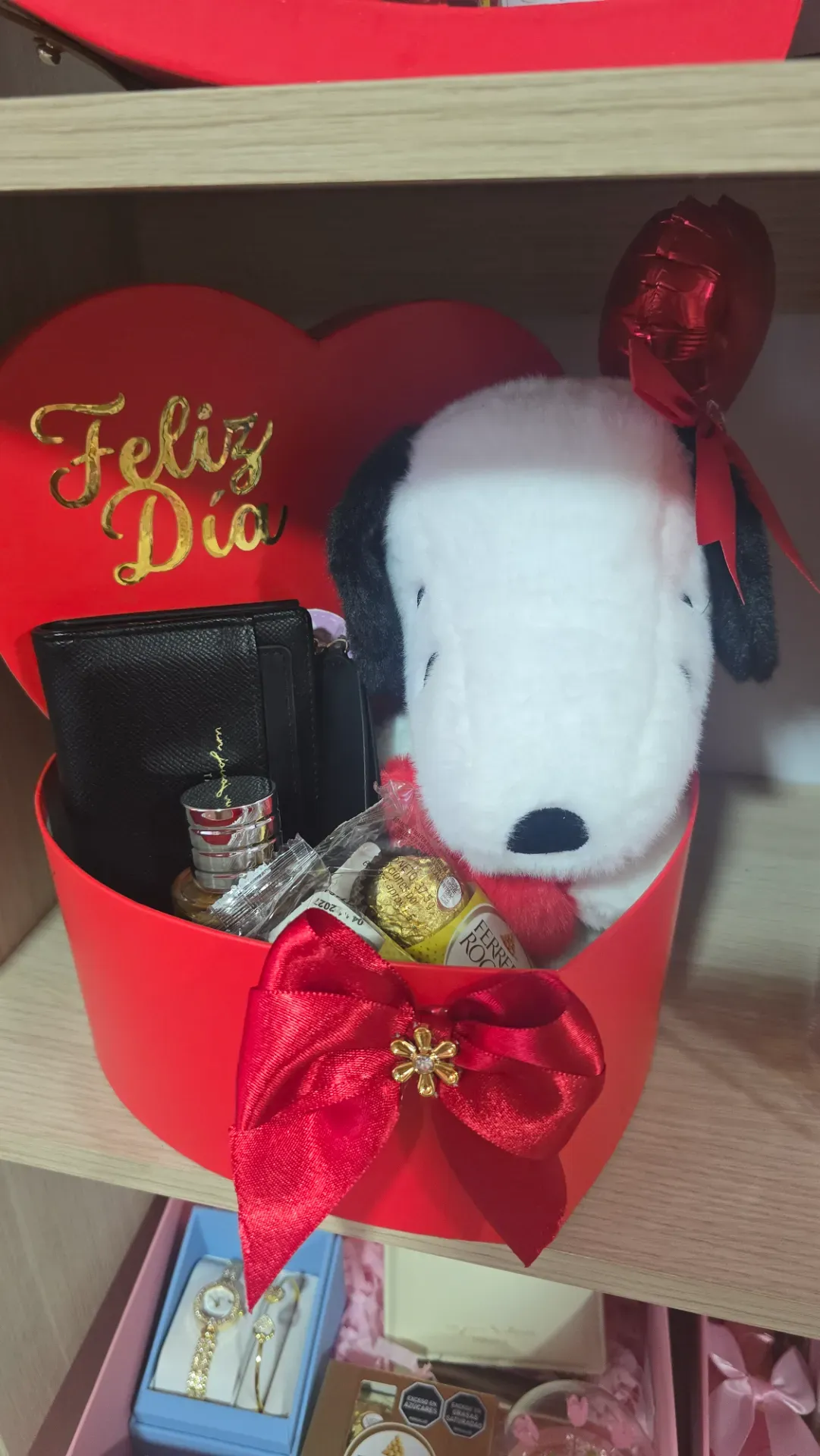 Red Heart With Love Snoppy