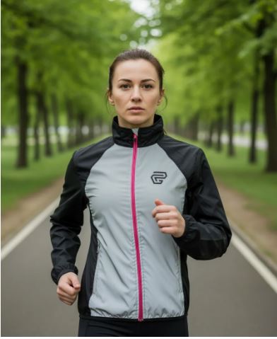 chaqueta cortaviento reflectiva GP