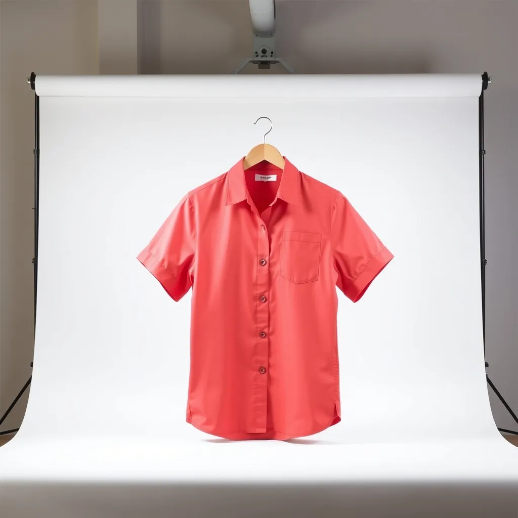 camisa roja para mujer