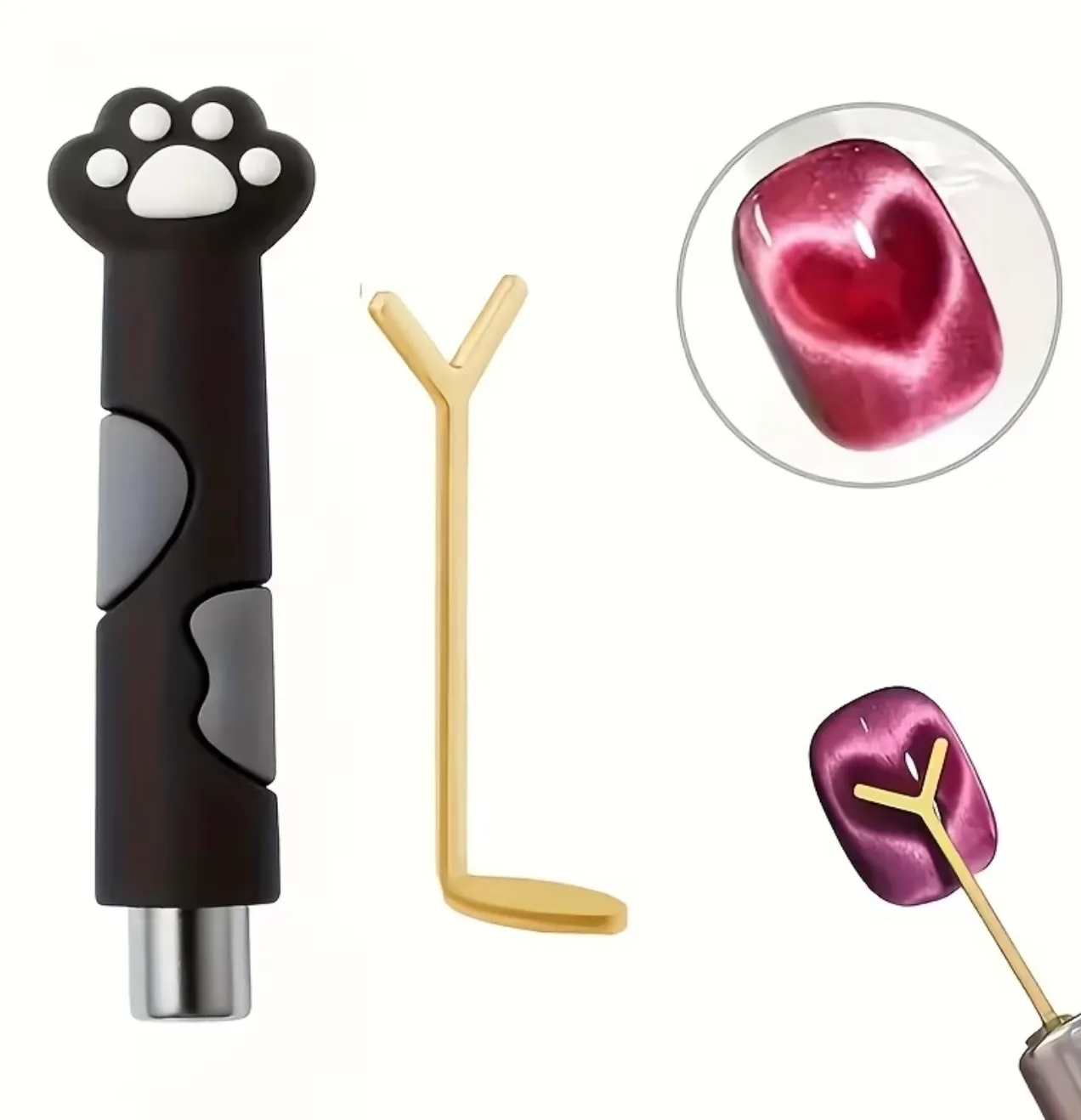Juego de imán con diseño de corazón