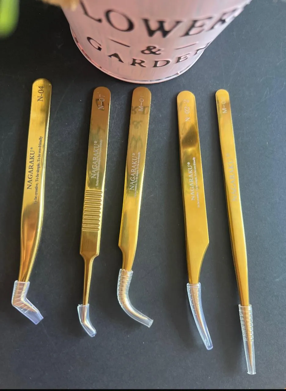 Pinzas Profesionales Doradas