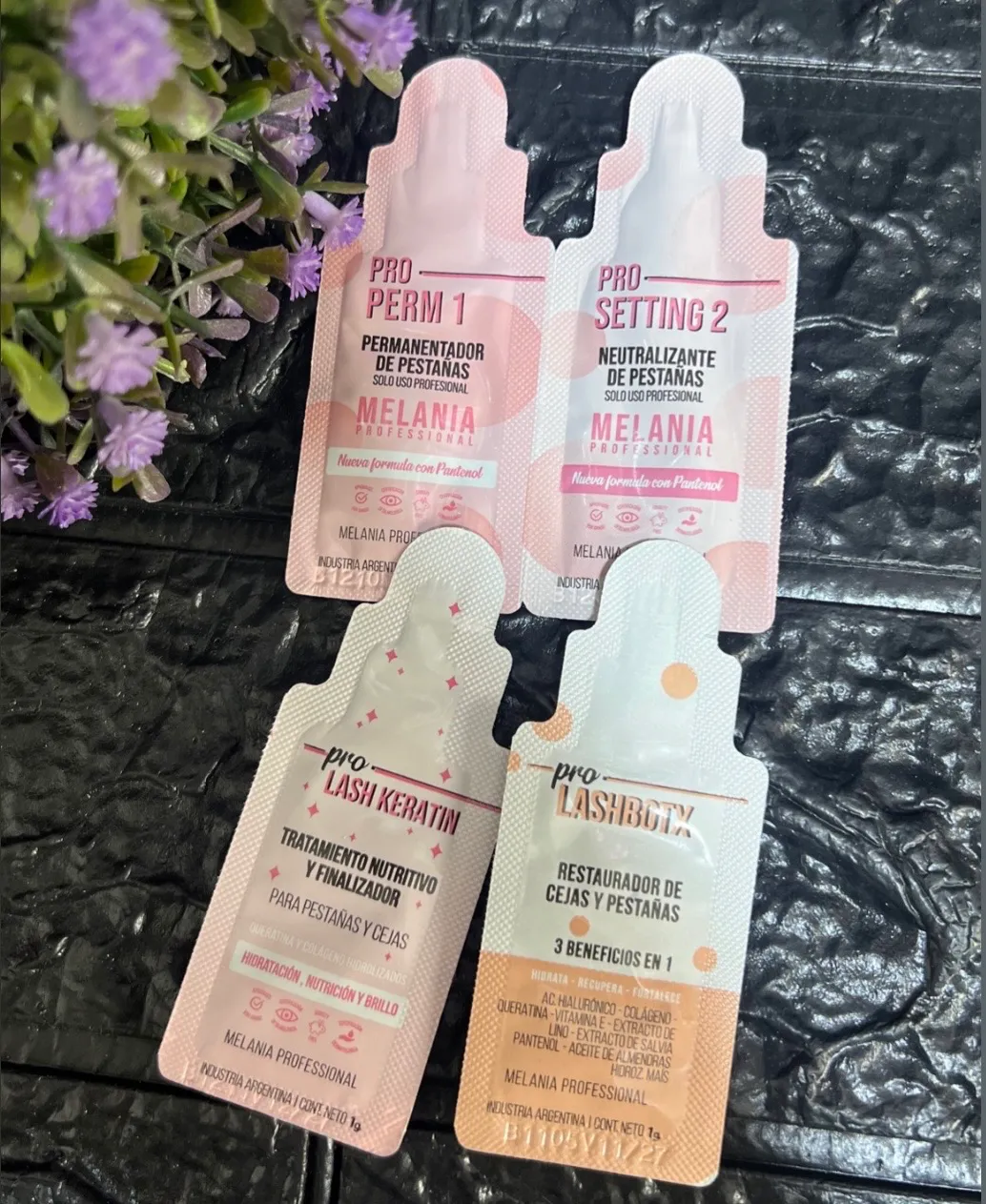 Kit Melania para lifting y laminado de cejas
