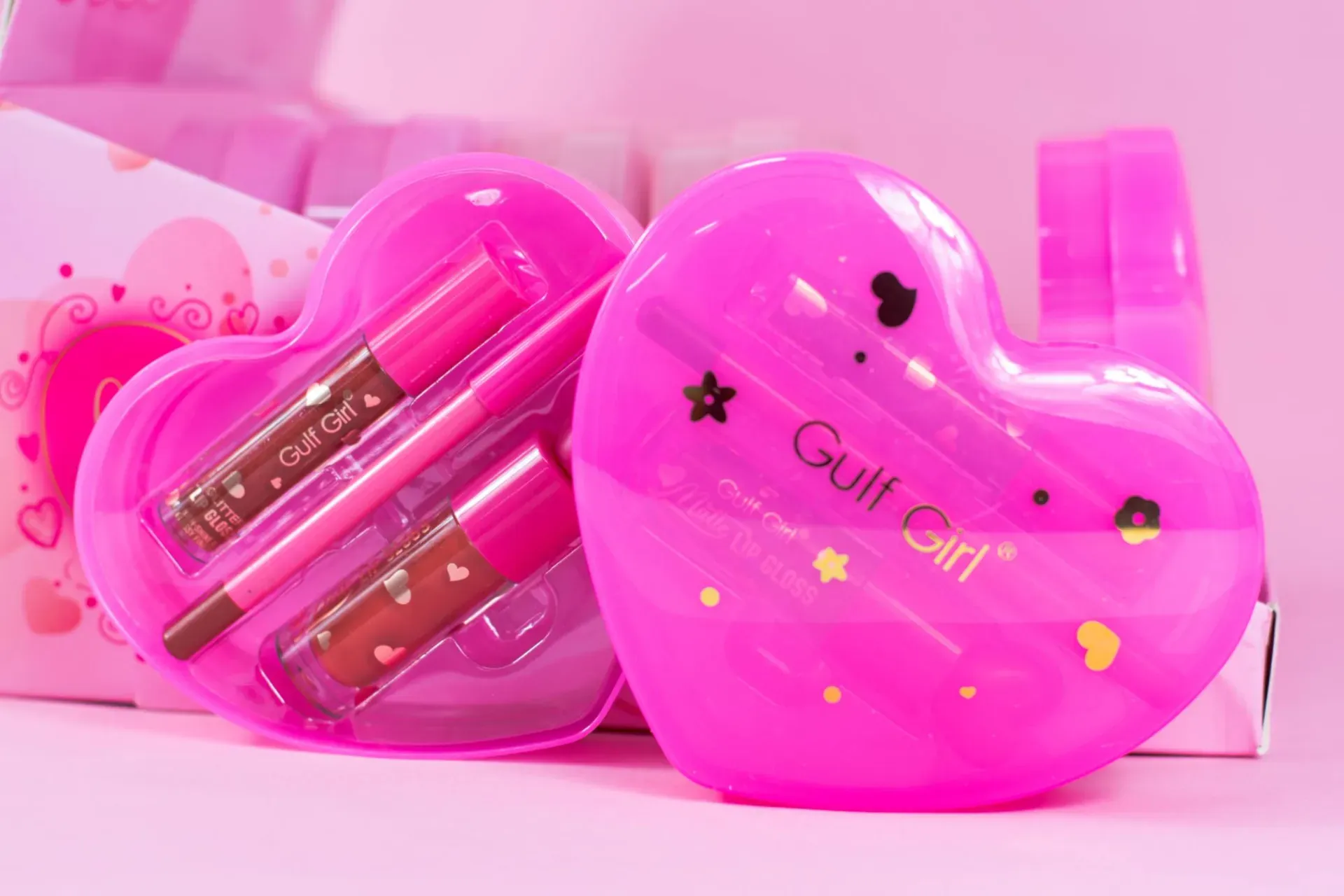 Set de Labios 3 en 1 Love Lip Gloss