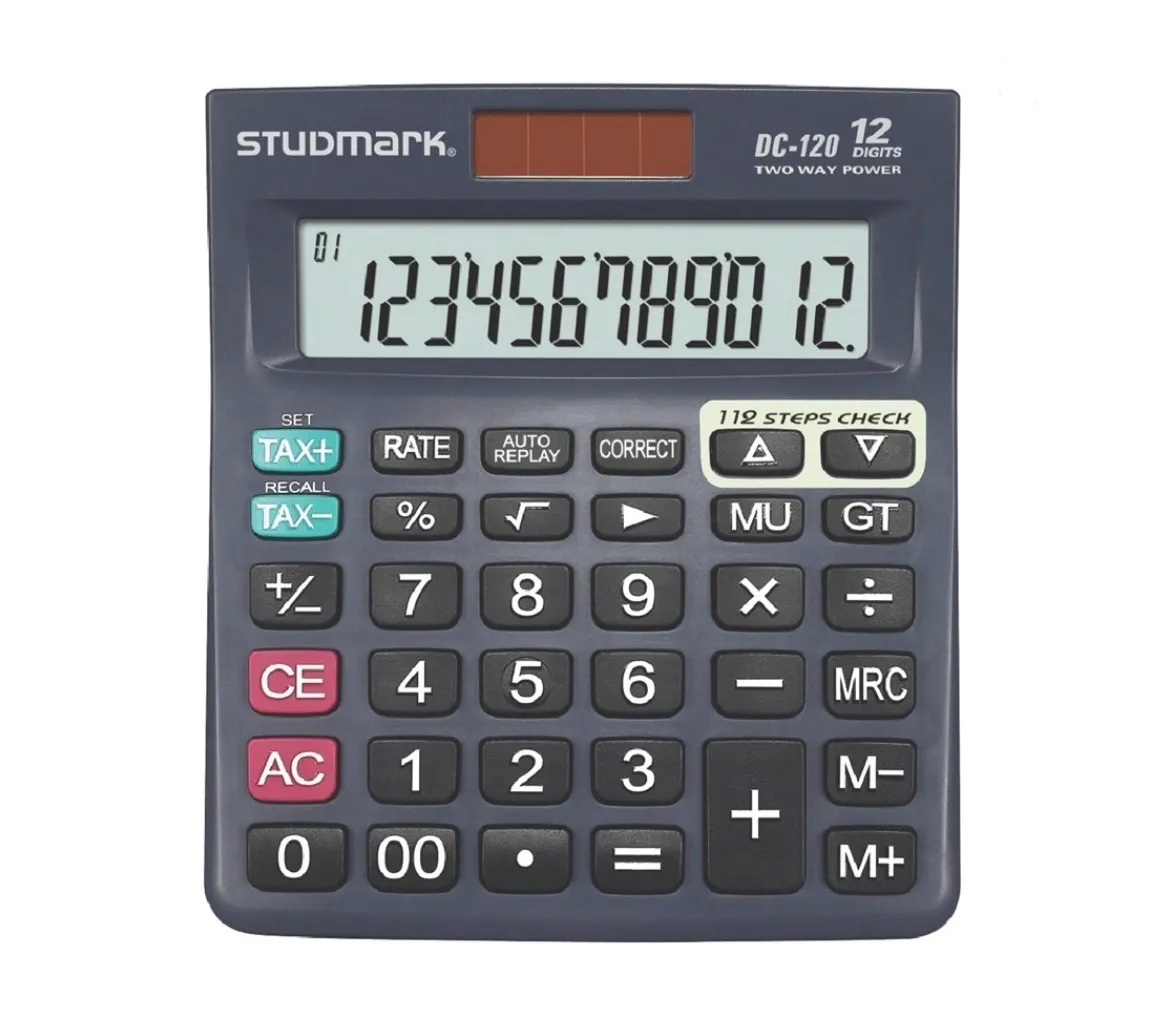 Calculadora (?? y?)de escritorio 12 digitos DC-120 Studmark