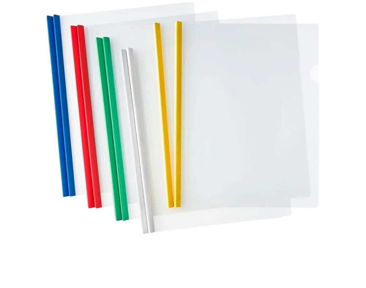 Carpeta de acetato con varilla