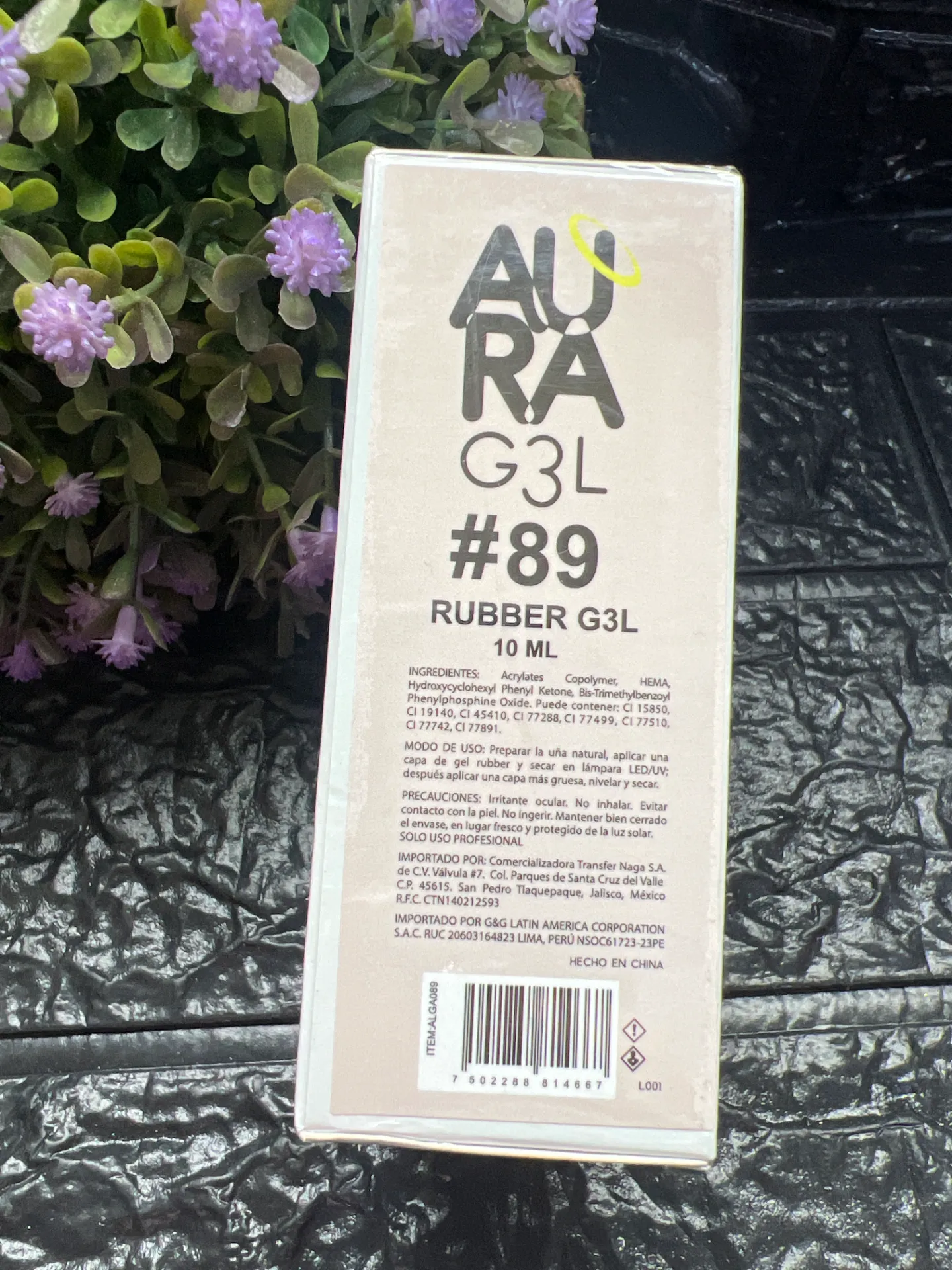 Base Rubber 10ml Transparente
