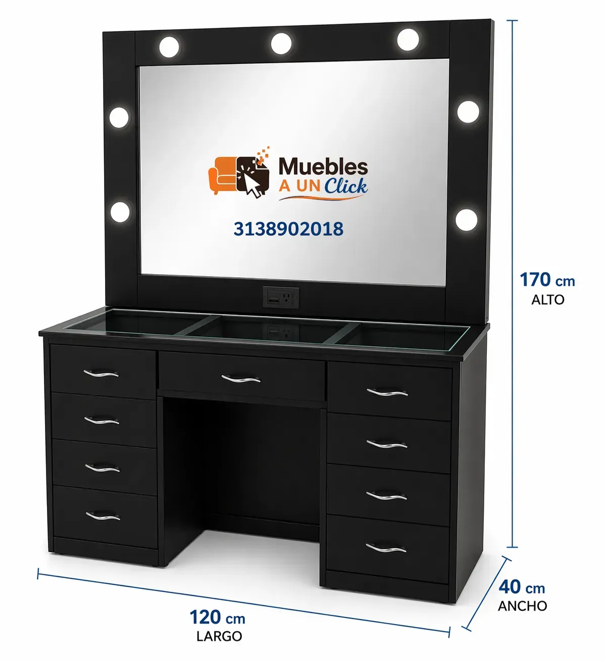 Tocador Hollywood 120cm