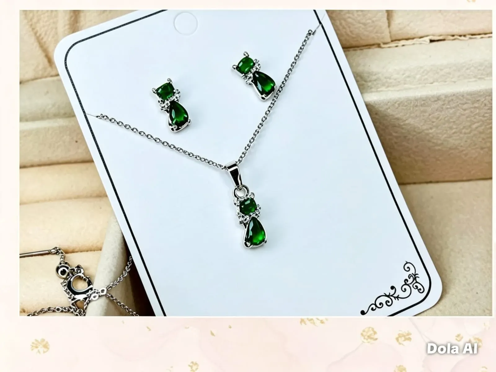 Set de Gato Verde - Cadena+topos