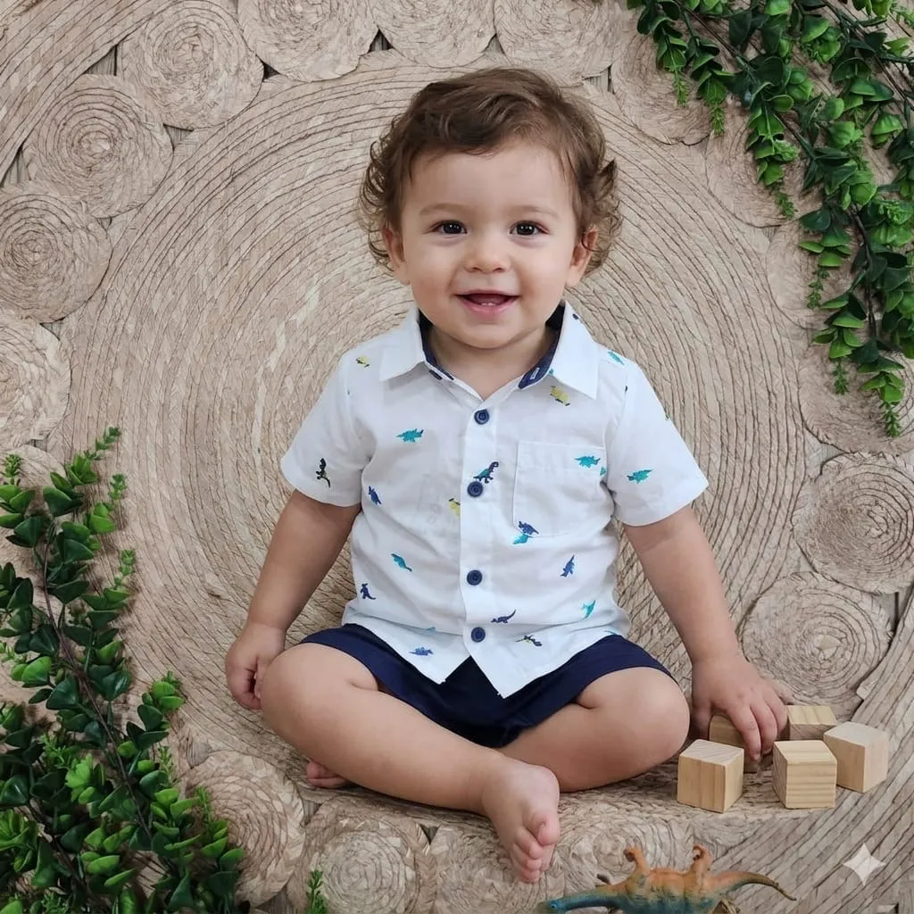 CONJUNTO ESTAMPADO DINOSAURIOS ?