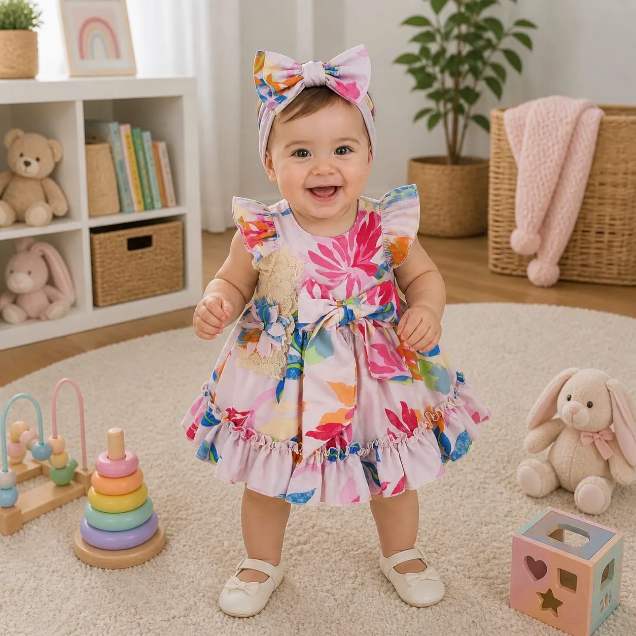 VESTIDO DE BEBE 3 PIEZAS ?