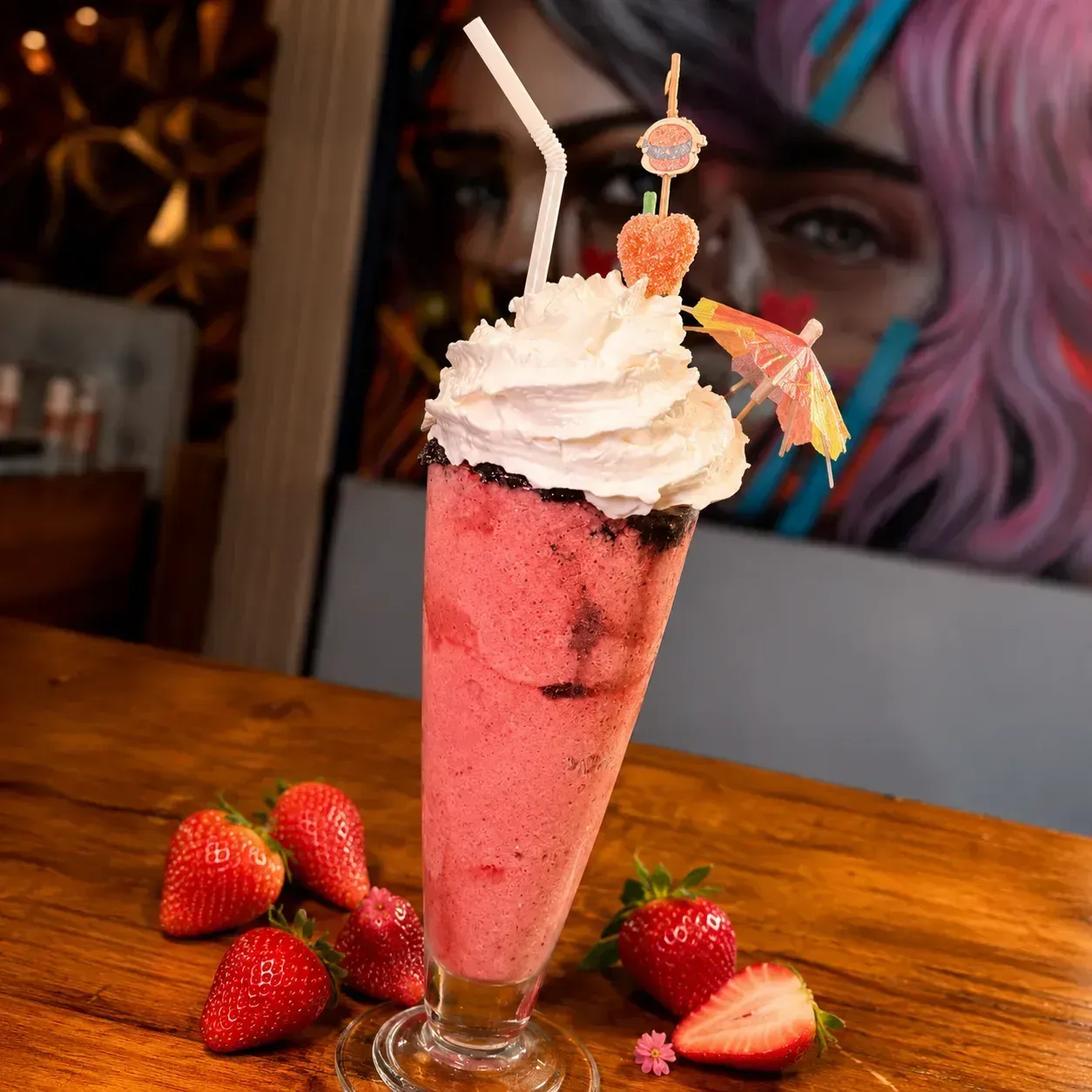 Batido de fresa