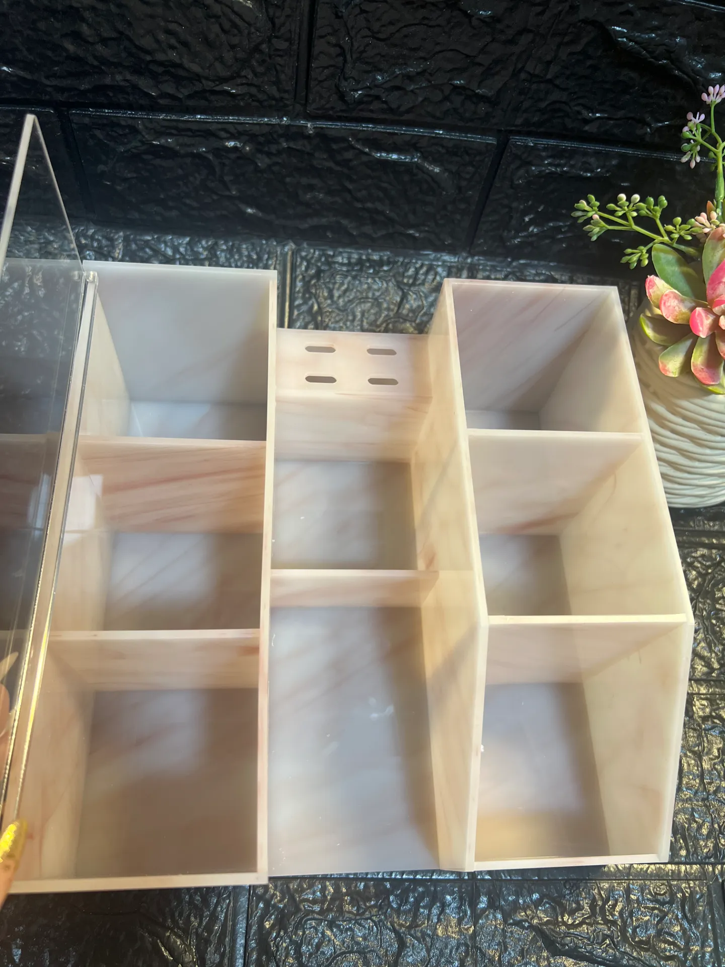 Organizador rosado multifuncional