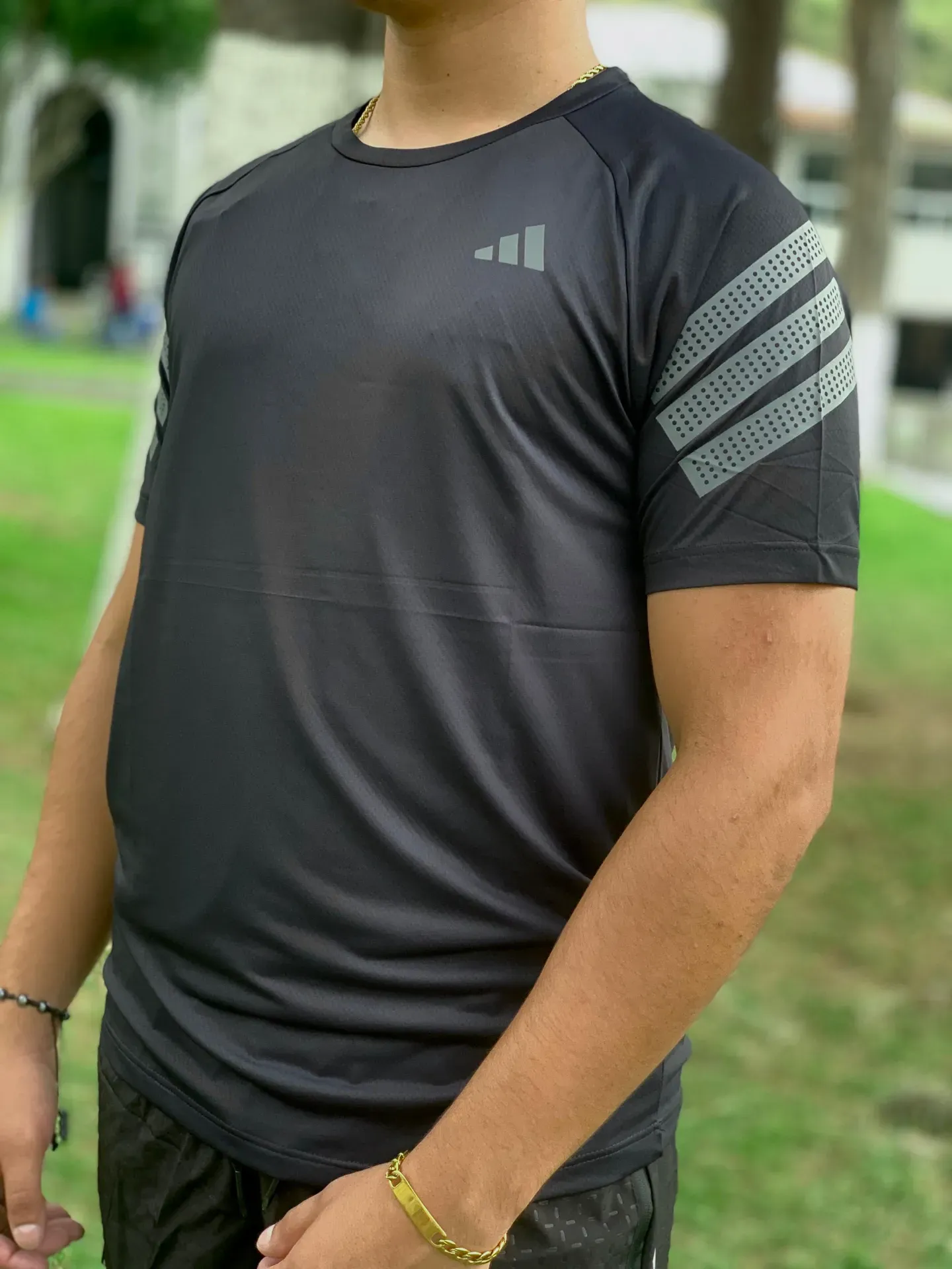 Franela Adidas Negra