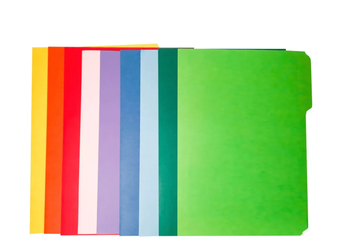 Carpeta Manila de colores Carta/Oficio