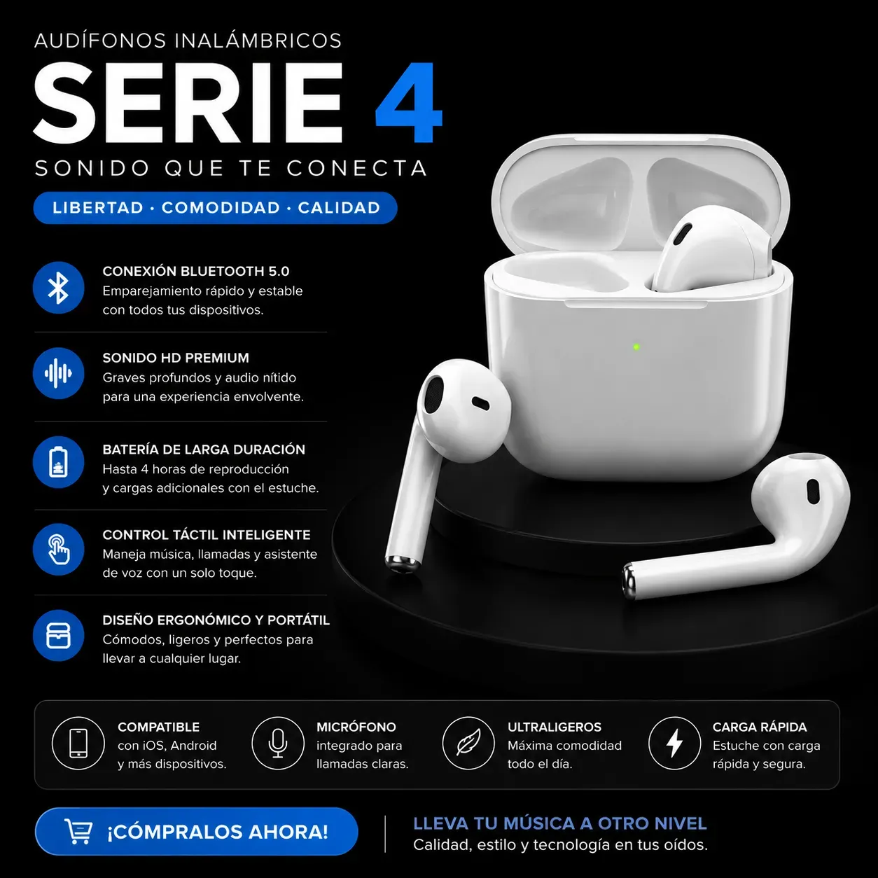 audifonos serie 4