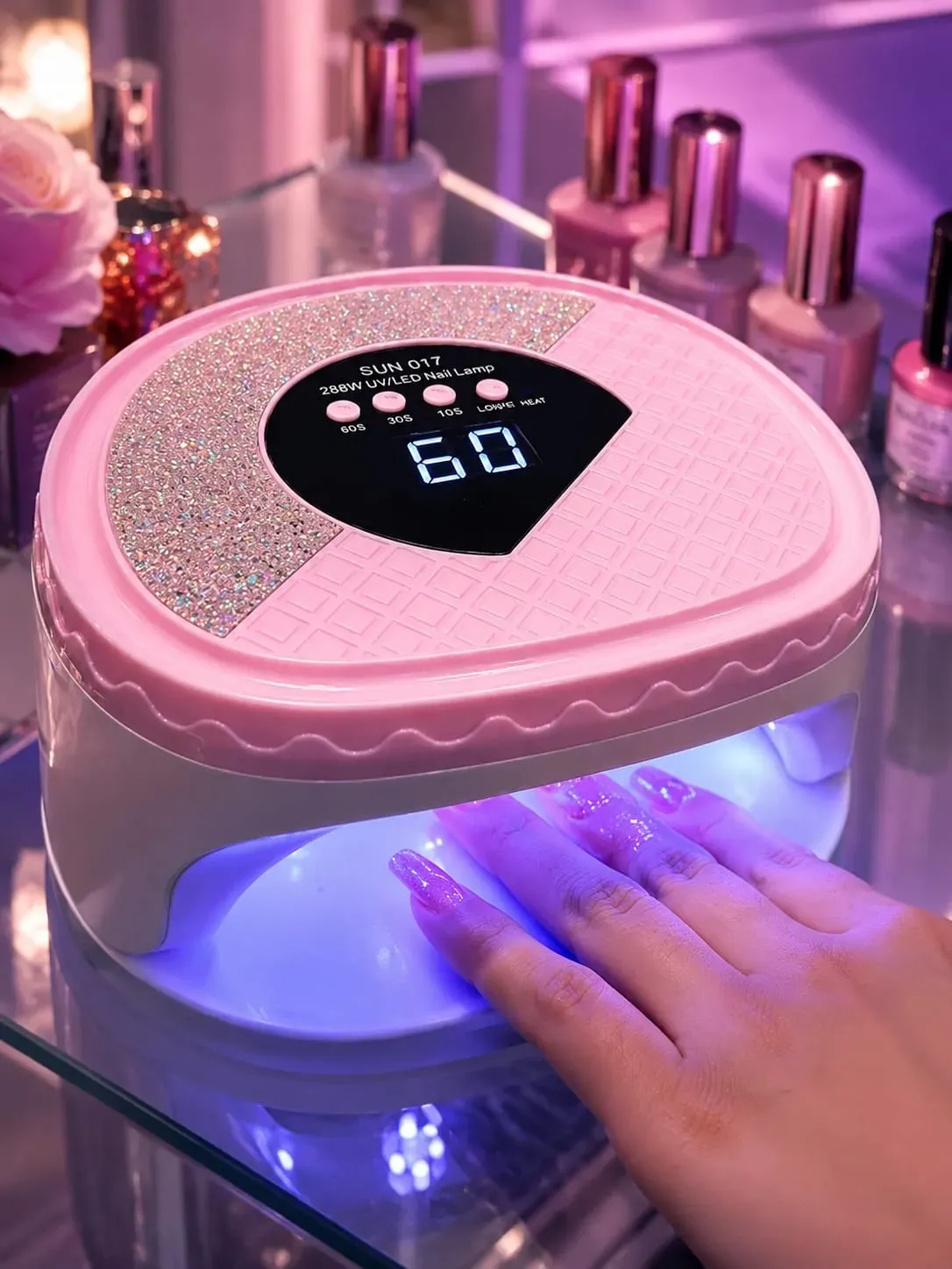 lampara de uñas 288 whast luz uv