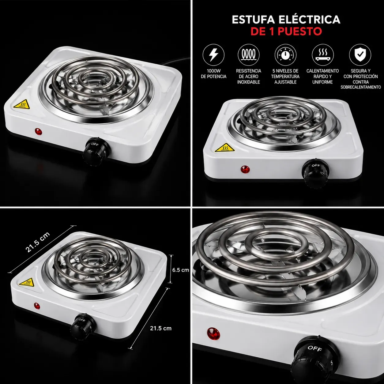 estufa 1 puesto