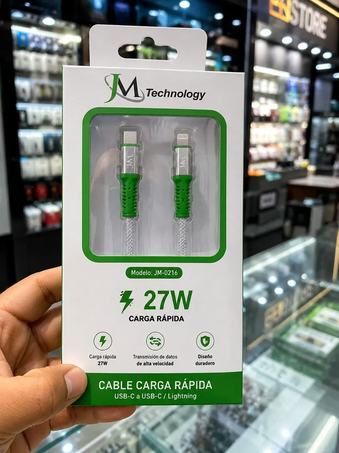 Cable tipo c a lightning
