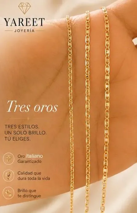Cadenas tres oros