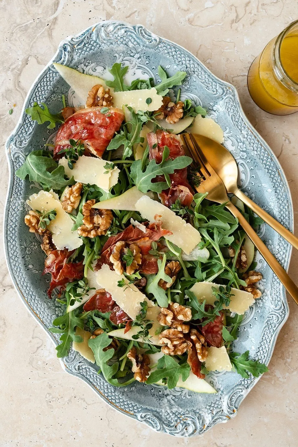 ENSALADA DE ARÚGULA Y PROSCIUTTO