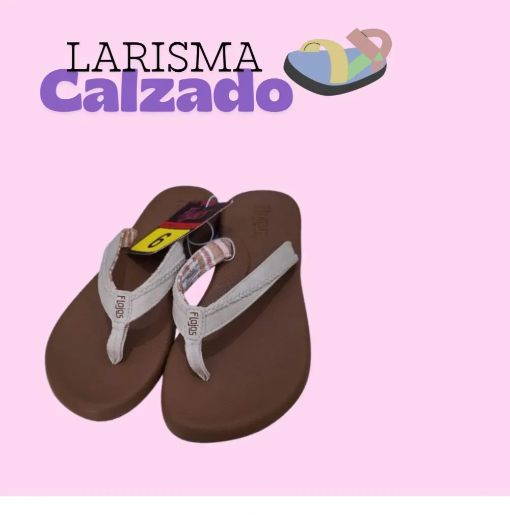 Sandalias de uso diario para dama talla 6 USA.
