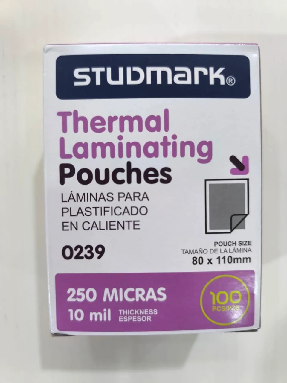 Láminas para plastificado caliente 70x100mm