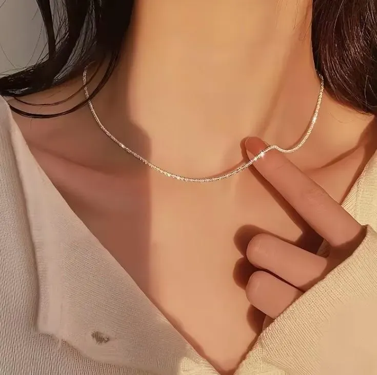 Collar Minimalista Brillo Infinito??