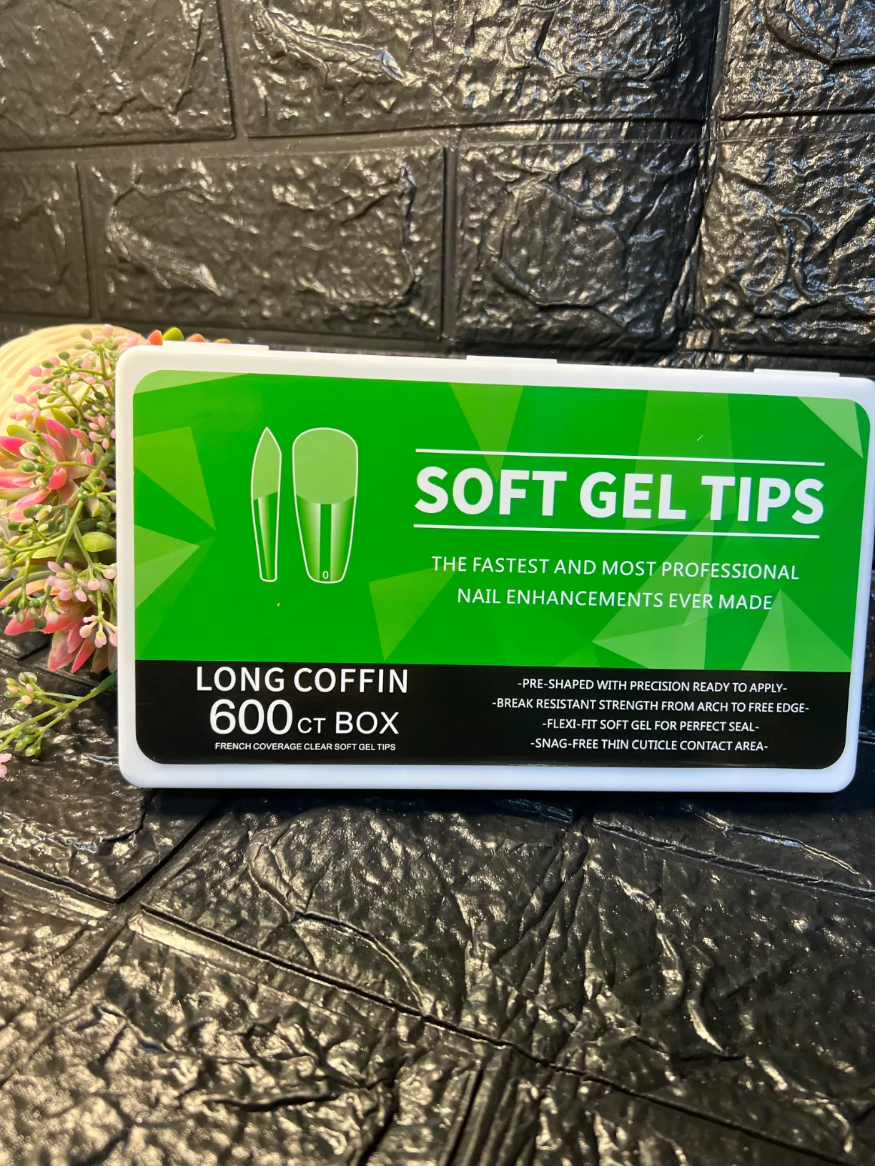Tips Long Coffin 600 piezas