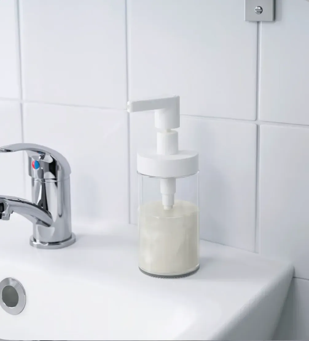 Dispensador jabón pequeña vidrio