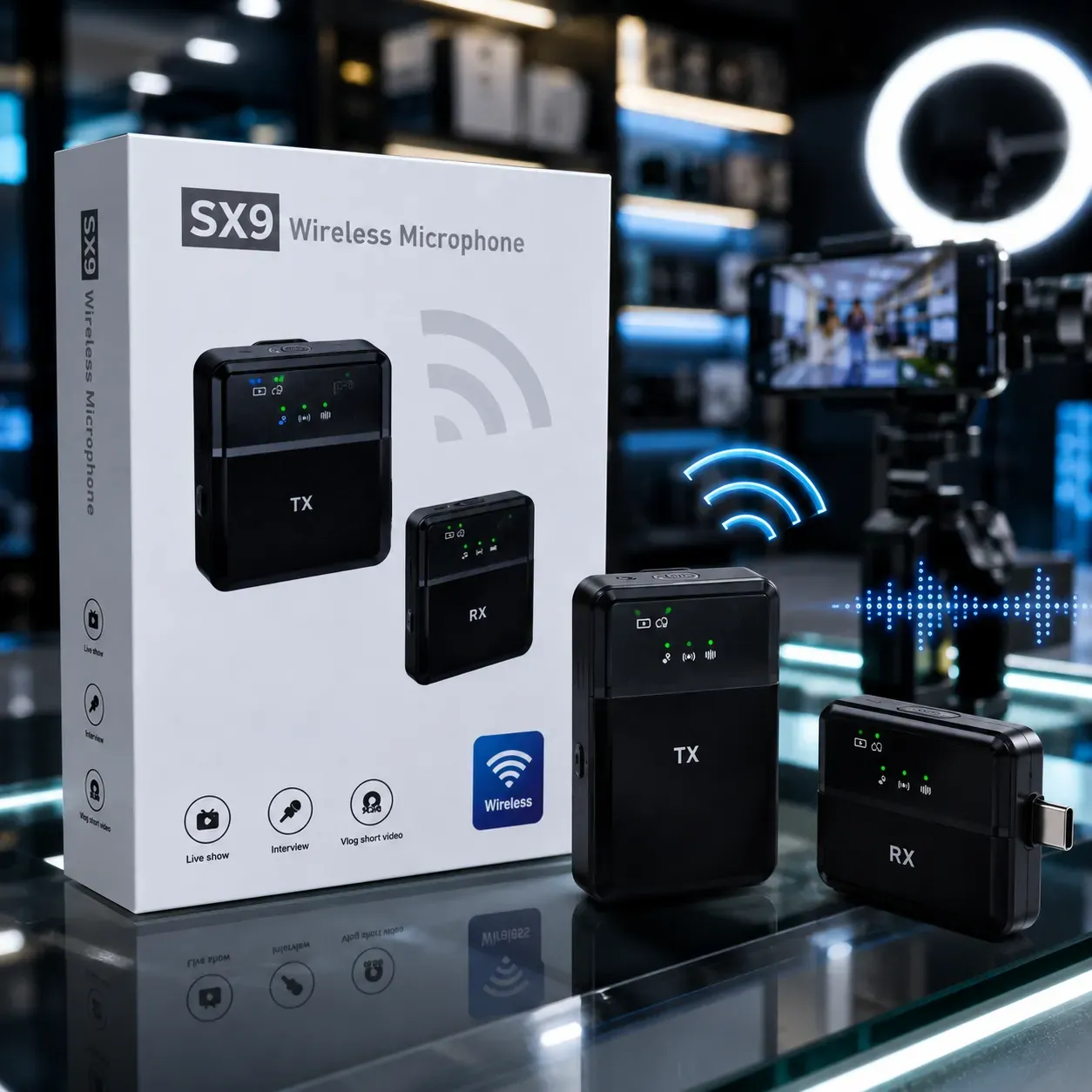microfono solapa sx9