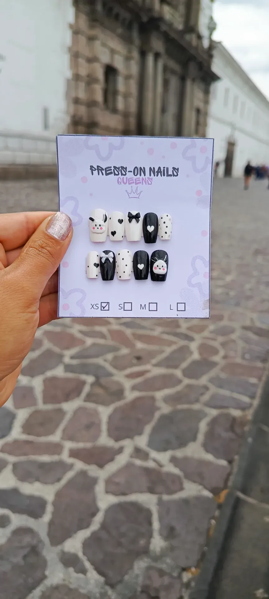 Uñas Cuadradas Talla XS