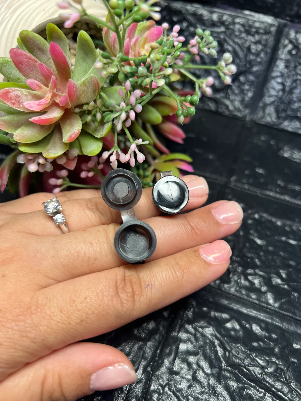 Anillo con tapa x3 unidades