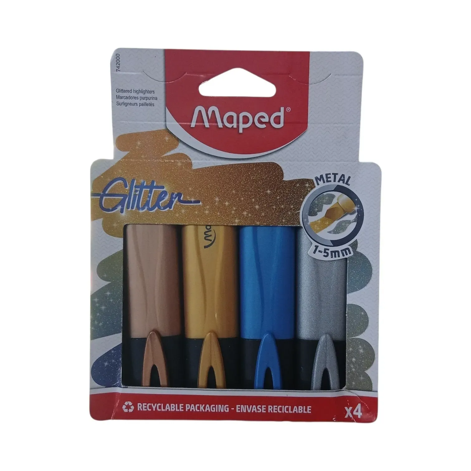 Resaltadores Metalizados X4 Maped